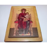 Икона Пресвятая Богородица на престоле